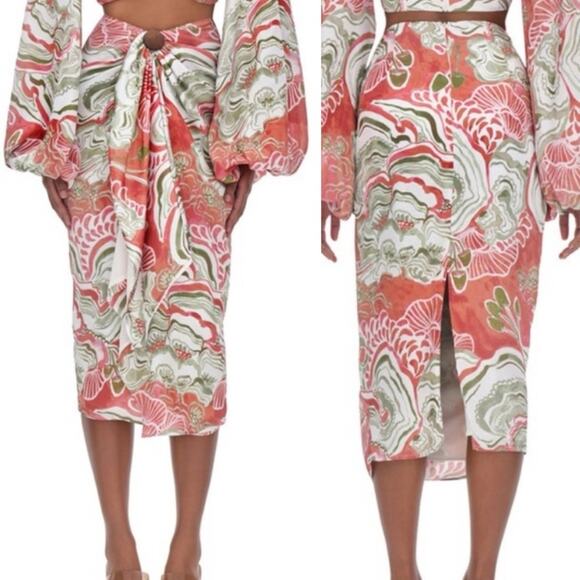 Andrea Iyamah Behati Skirt Mushroom Print - Picture 15 of 15